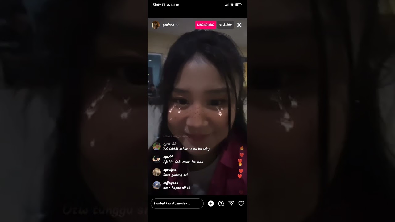 GEBIWAN LIVE IG TERBARU 🥰