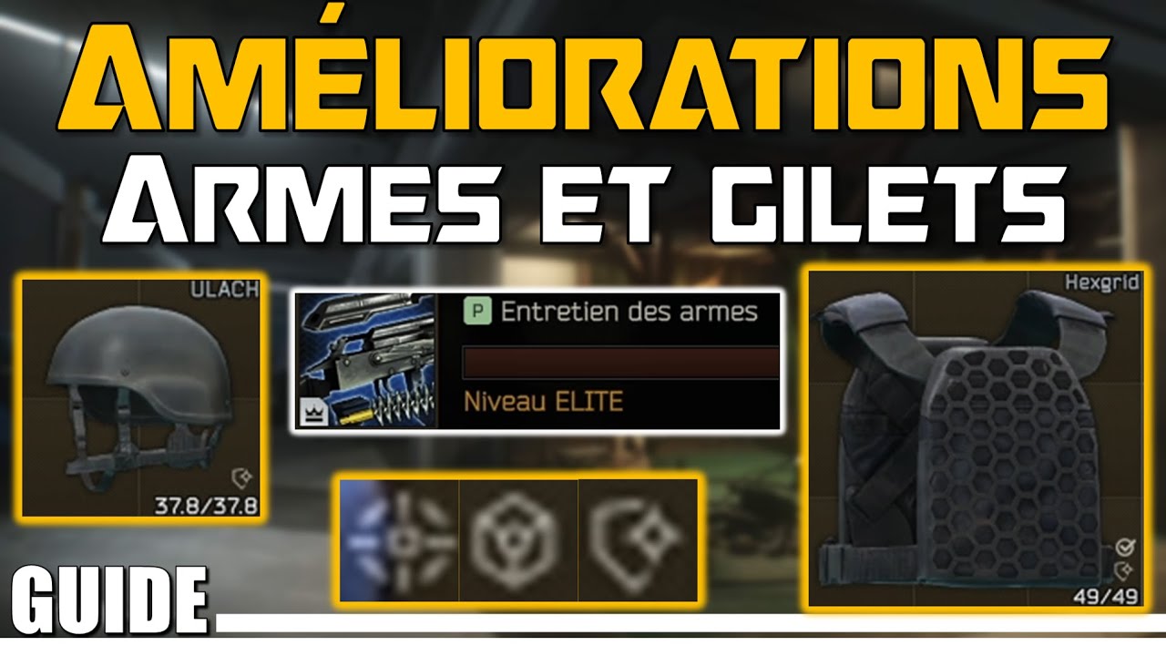 TOUT sur les AMÉLIORATIONS d'Armes et de Pare-balles ! - Guide Tarkov Fr
