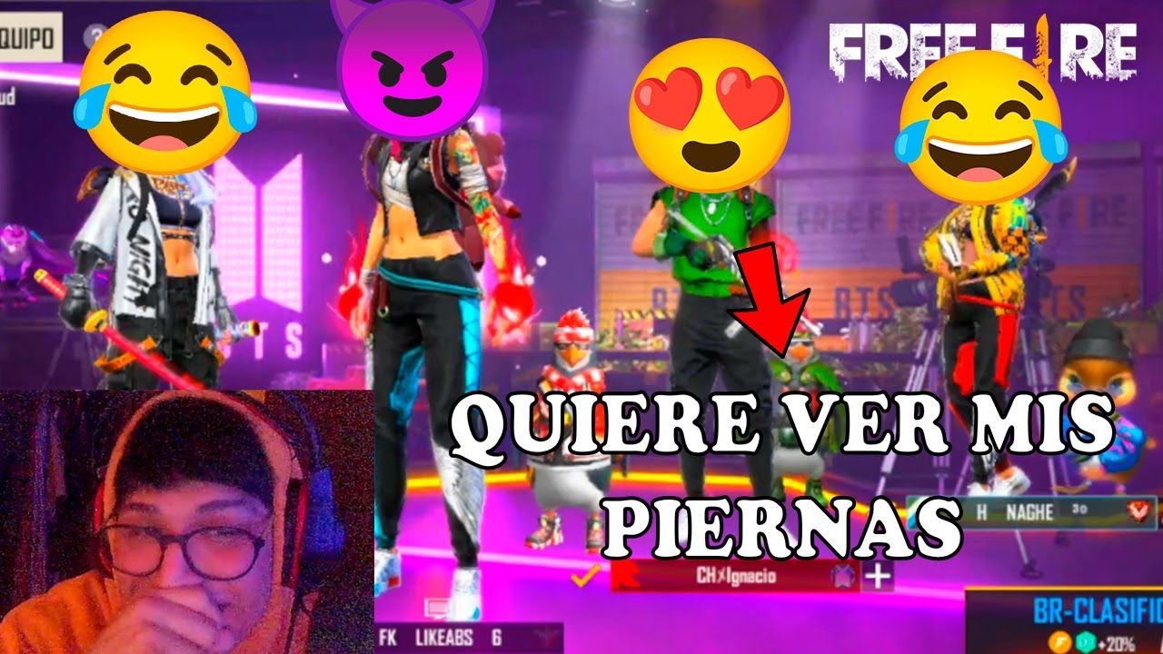 ME HAGO PASAR POR MUJER PARA CONQUISTAR A UN CHILENO 😈 DELANTE DE MIS AMIGAS 😂 | TROLEO EN FREE FIRE