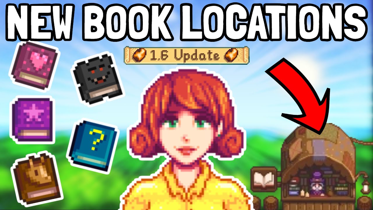 Как получить все новые книги способностей в Stardew Valley 1.6!