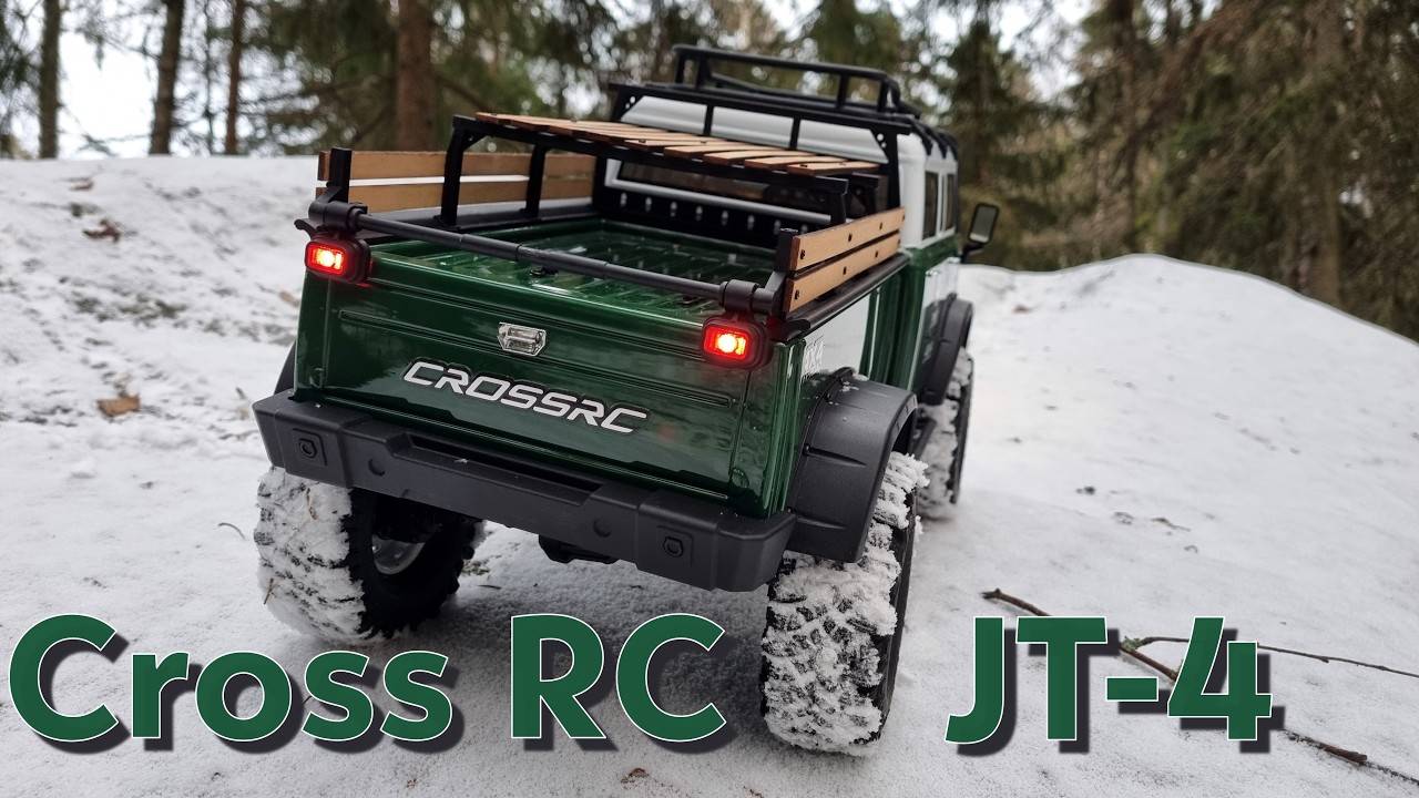 Cross RC JT4 - Winter crawl in forest (preview)