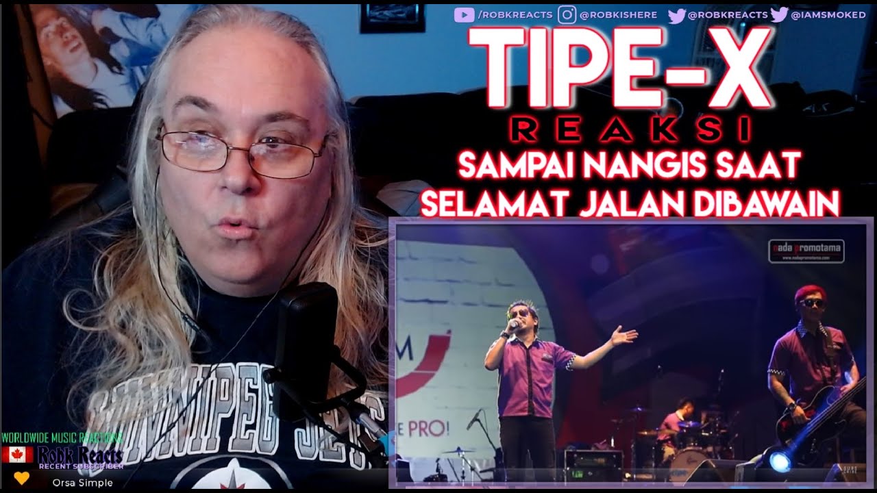 TIPE-X Reaksi - Sampai Nangis Saat SELAMAT JALAN Dibawain - First Time Hearing - Requested Reaction