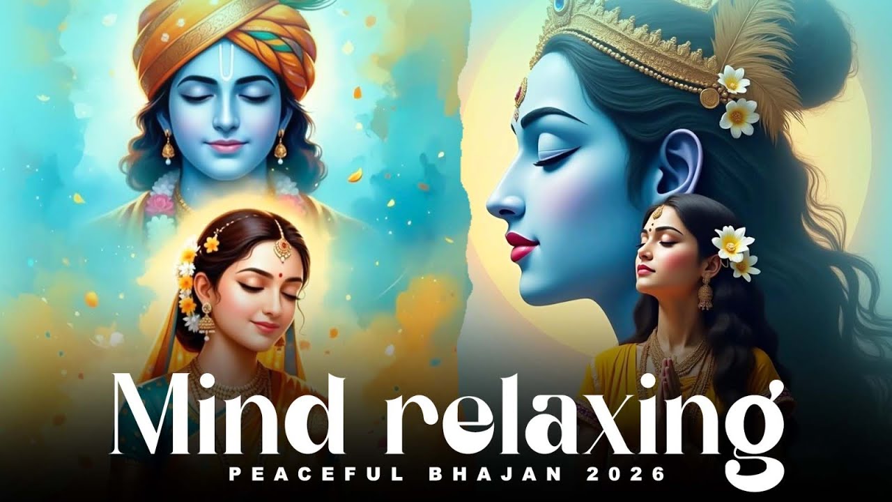 🌼 New Version Radha Krishna Morning Bhajans 2025 | Divine Nonstop Krishna Bhakti Songs