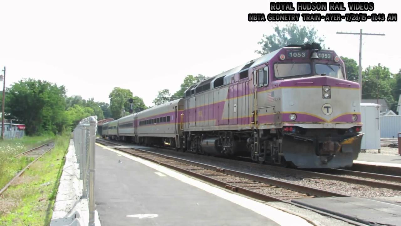 The MBTA Plow and Geo Extras & the NS Geo Train at the Ayer Station