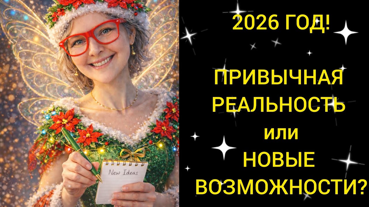 ПРОГНОЗ НА 2026 ГОД 🌟 Что лучше: ПРИВЫЧНАЯ РЕАЛЬНОСТЬ или РИСК и НОВЫЕ ВОЗМОЖНОСТИ? 🎯