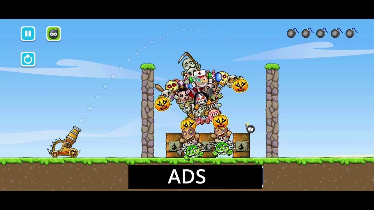 Tricky Traps  -  Catapult puzzle