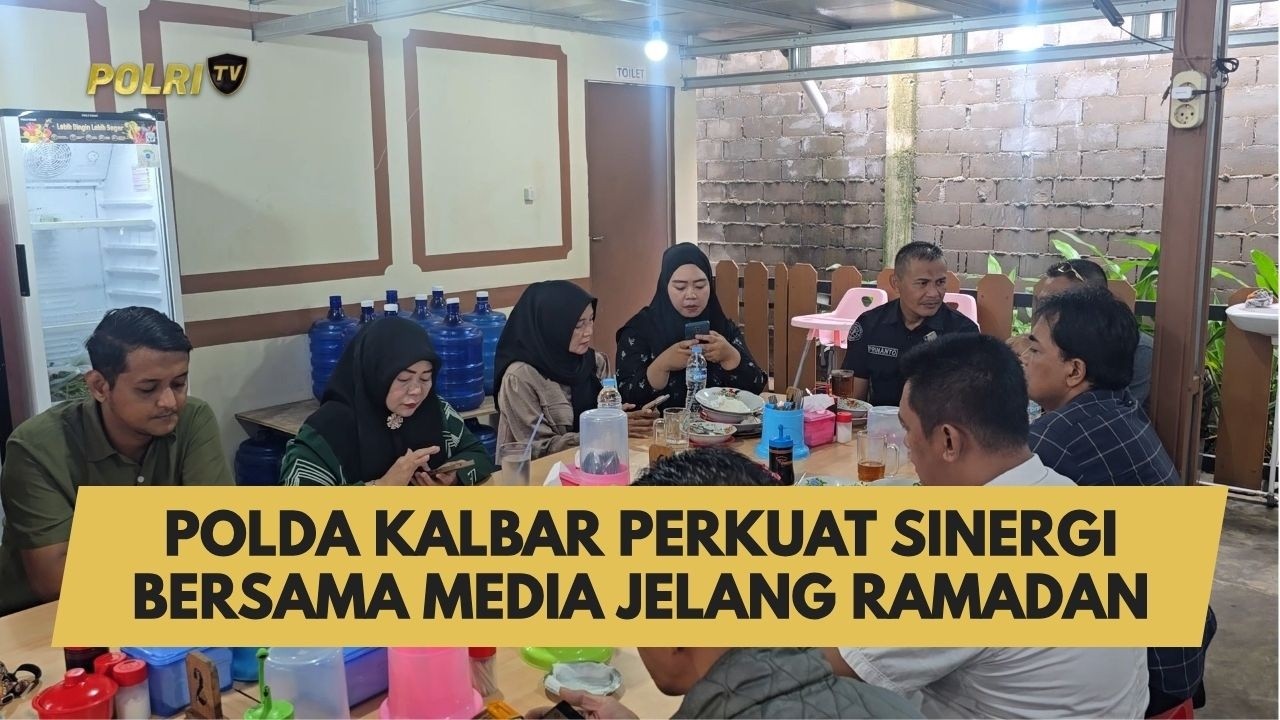 POLDA KALBAR PERKUAT SINERGI BERSAMA MEDIA JELANG RAMADAN