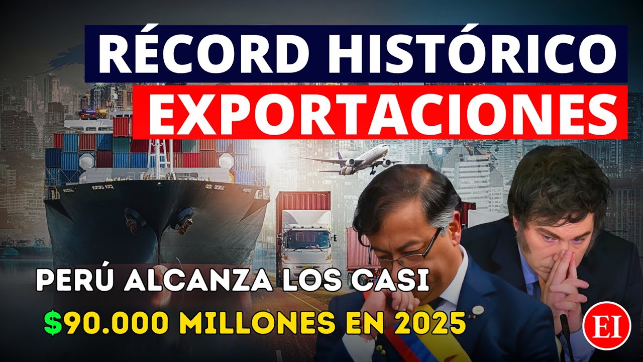 Histórico: Perú rompe todos sus récords, casi US$ 90 mil millones en exportaciones en 2025