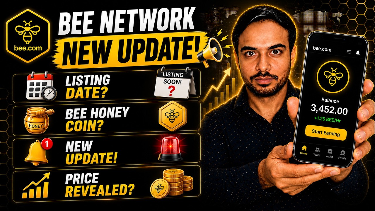 Bee Network Price? | Bee Coin Listing Date? | Bee Honey Coin | Bee Network New Update | Bee Coin 😱