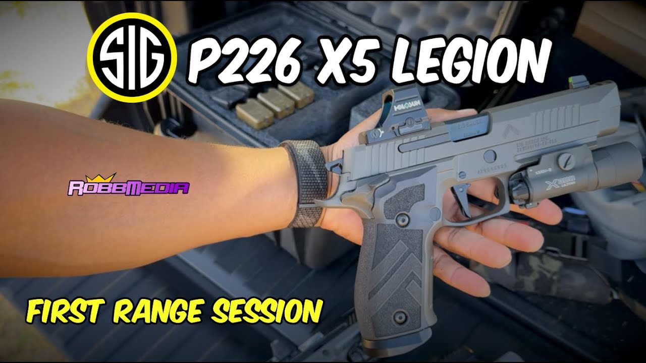 Sig Sauer P226 X-Five Legion First Range Session | TheCommsGuy