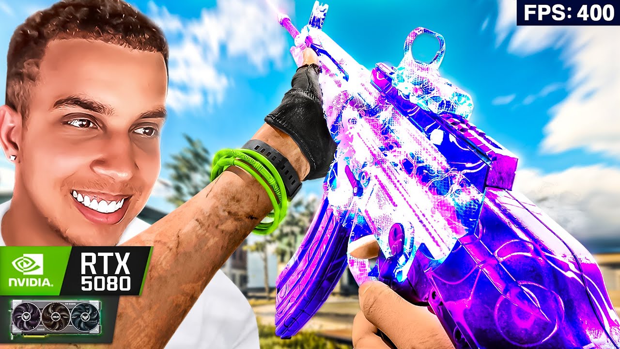 Playing WARZONE with a RTX 5080 is INSANE! (400 FPS)
