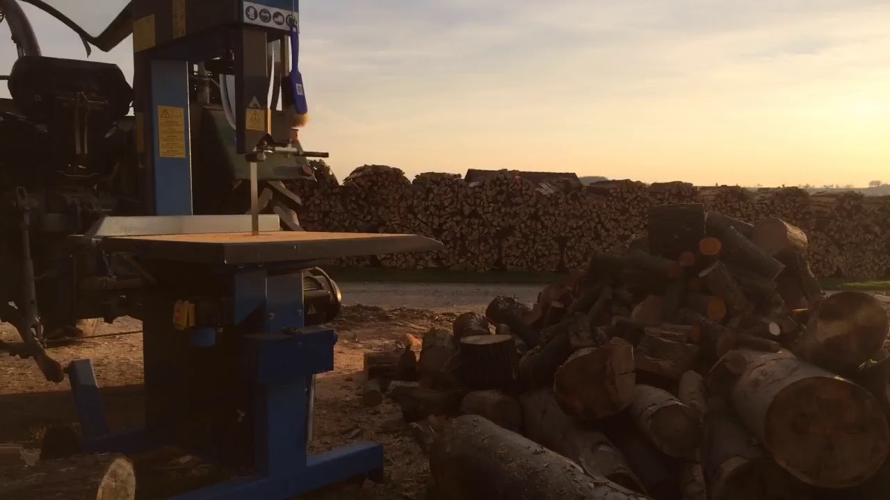 Holz sägen mit der Bandsäge