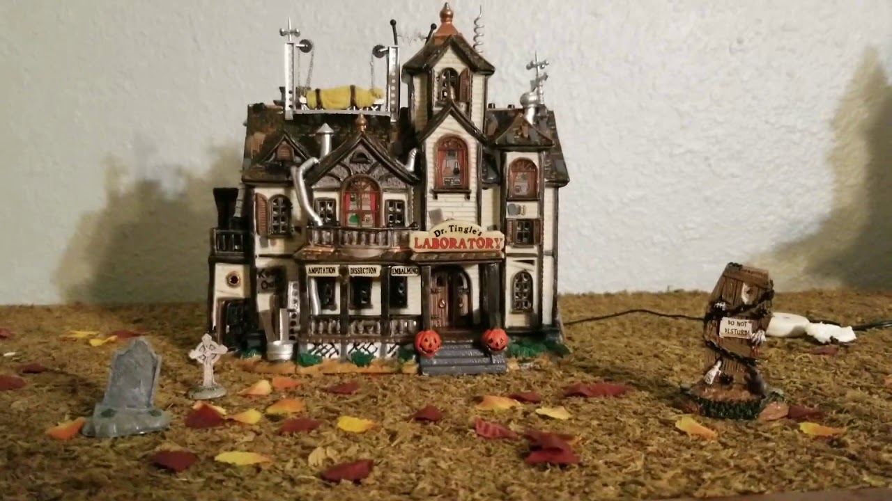 Lemax Spookytown Dr Tingles Laboratory Review