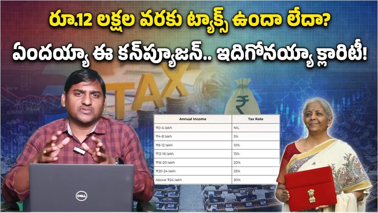 No Tax On Income Of Up To Rs 12 Lakh | All You Need To Know About New Tax Regime || Samayam Telugu
