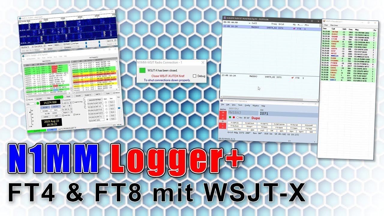 N1MM Logger+ #07 - FT4 & FT8 Contest mit WSJT-X