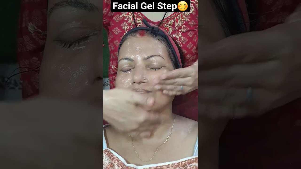 Facial Gel Steps😊 #facial#facialathome#facialsteps#facialtreatment#skintreatment#viral#skincare