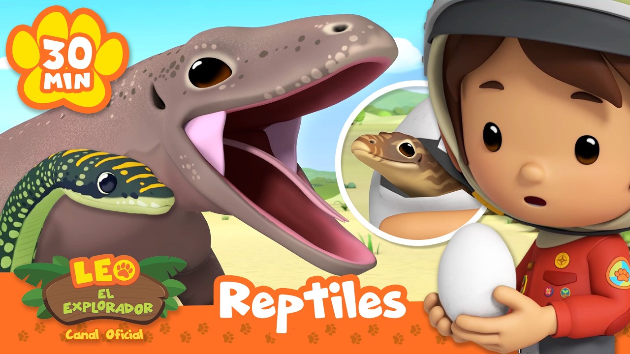 ¡ATAQUE DE REPTILES ATERRADORES! ¡Lagartos, serpientes y más! | Leo, El Explorador | Animación
