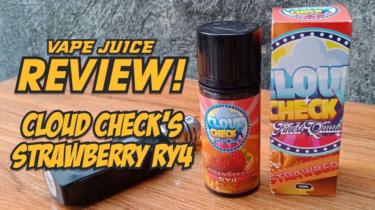 Cloud Check - Strawberry RY4 Vape Juice Review
