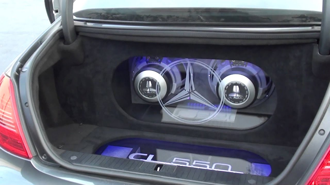 2008 Mercedes CL550 outfitted w/ JL Audio 12w6v2-d4 & a JL Audio 1000/1v2