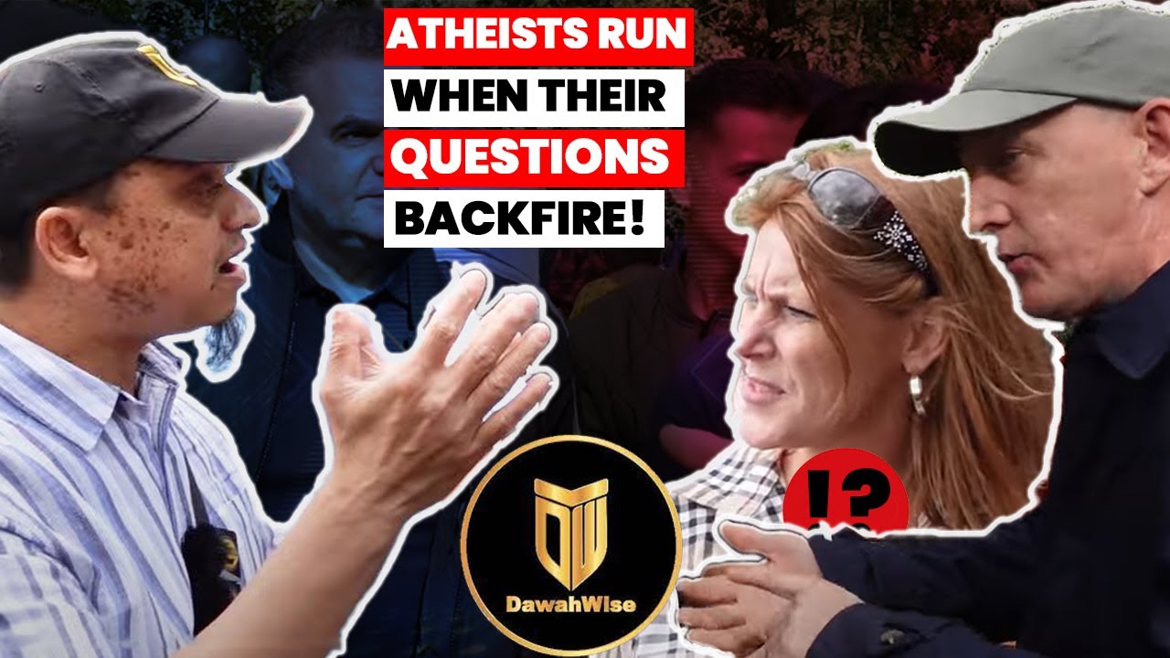 Atheists Run When Their Questions Backfire! | Mansur | Speakers Corner | Hyde Park