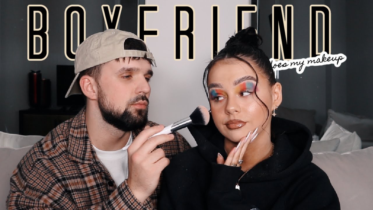 BOYFRIEND DOES MY MAKEUP *HELP ME* ad