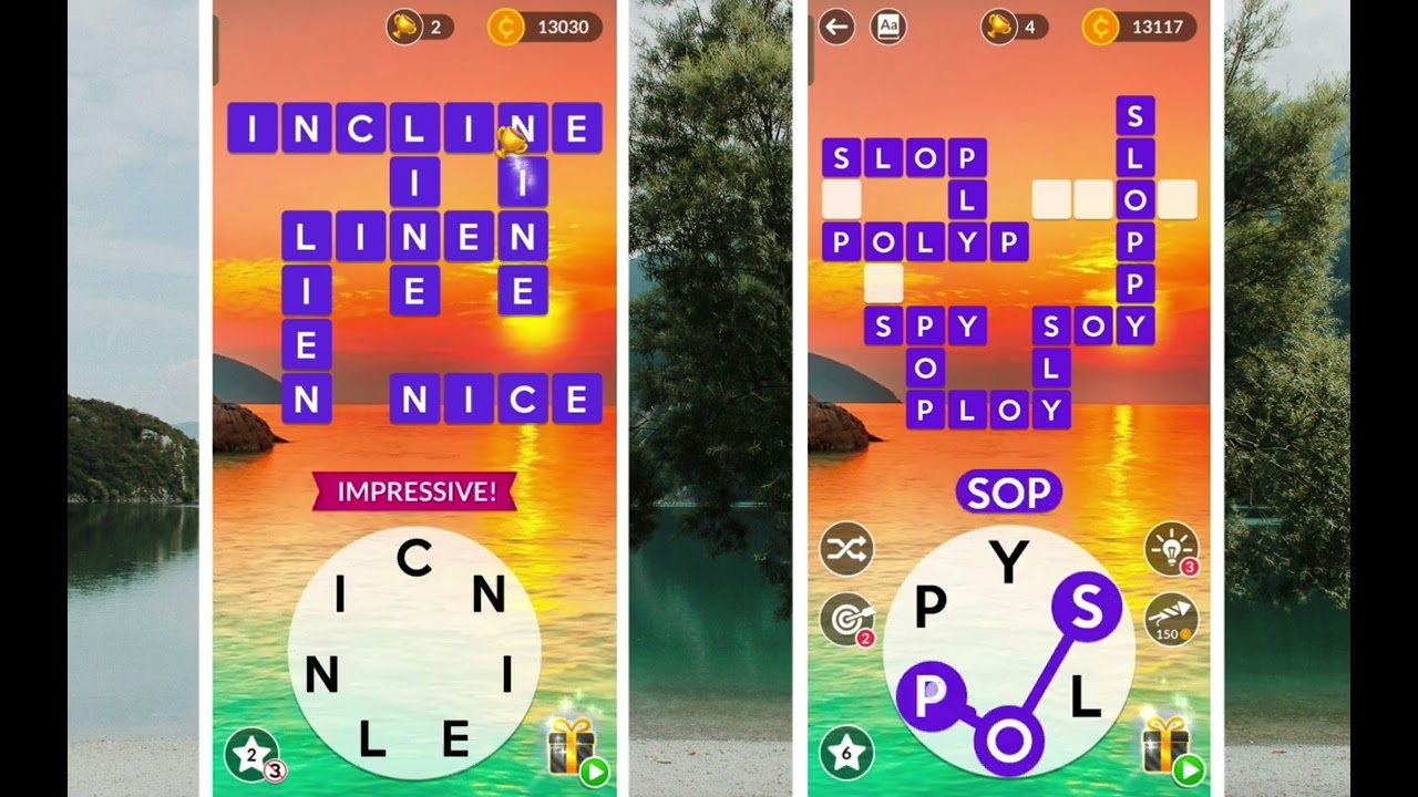Wordscapes levels 1697 to 1728 gameplay | 