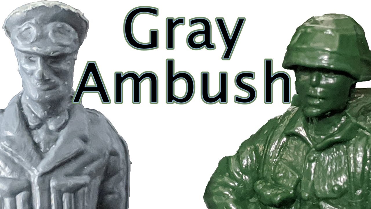 Gray Ambush | Plastic Army Men | Stop Motion