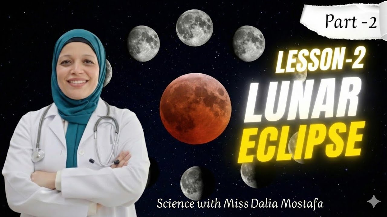 lesson 2 lunar eclipse. اخر درس ساينس أولي ع