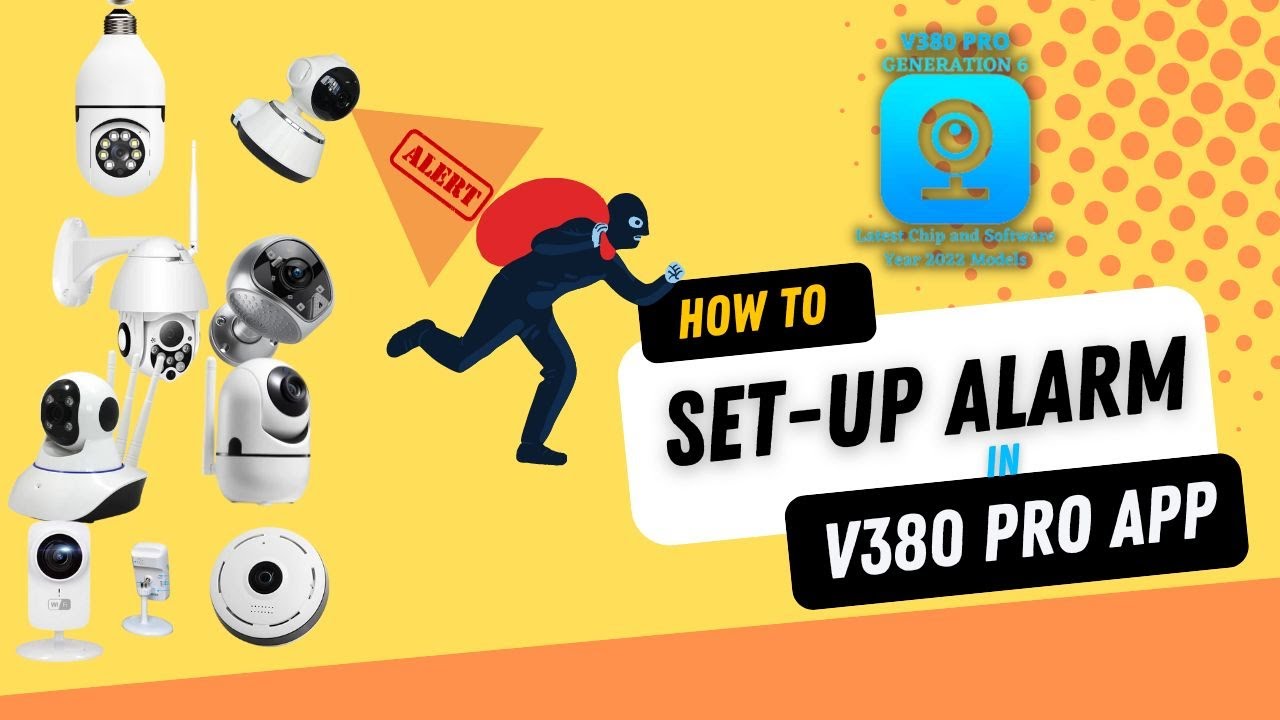 HOW TO SET-UP ALARM IN V380 PRO APP | RC Vlog