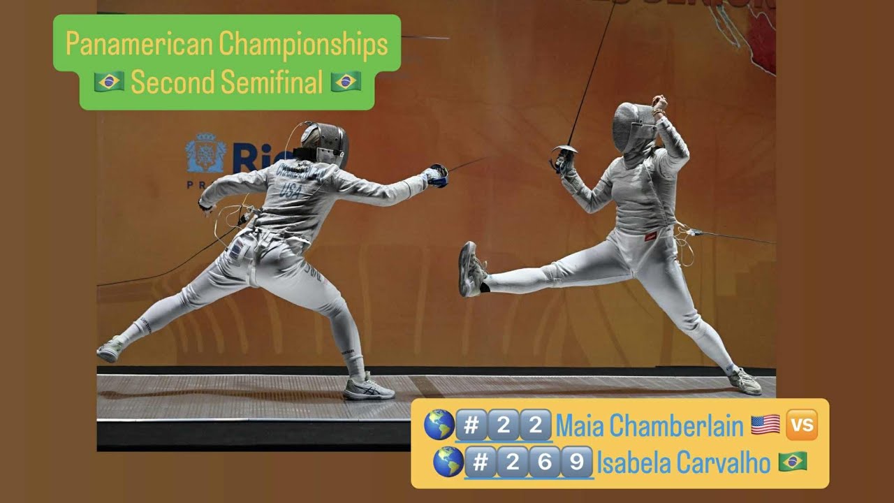 Panam Champs 2025 SWS - L4 - Maia Chamberlain USA v Isabela Carvalho BRA