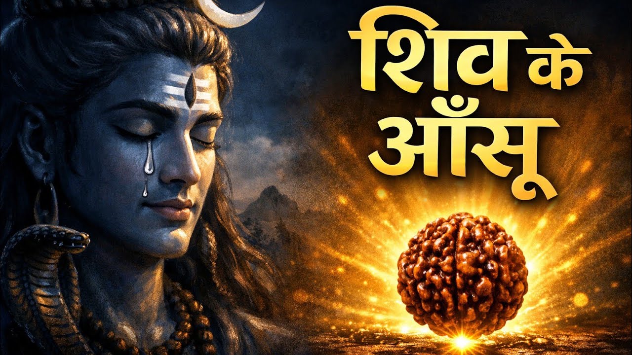 रुद्राक्ष कैसे बना? शिव के आँसुओं से जन्मी दिव्य कथा