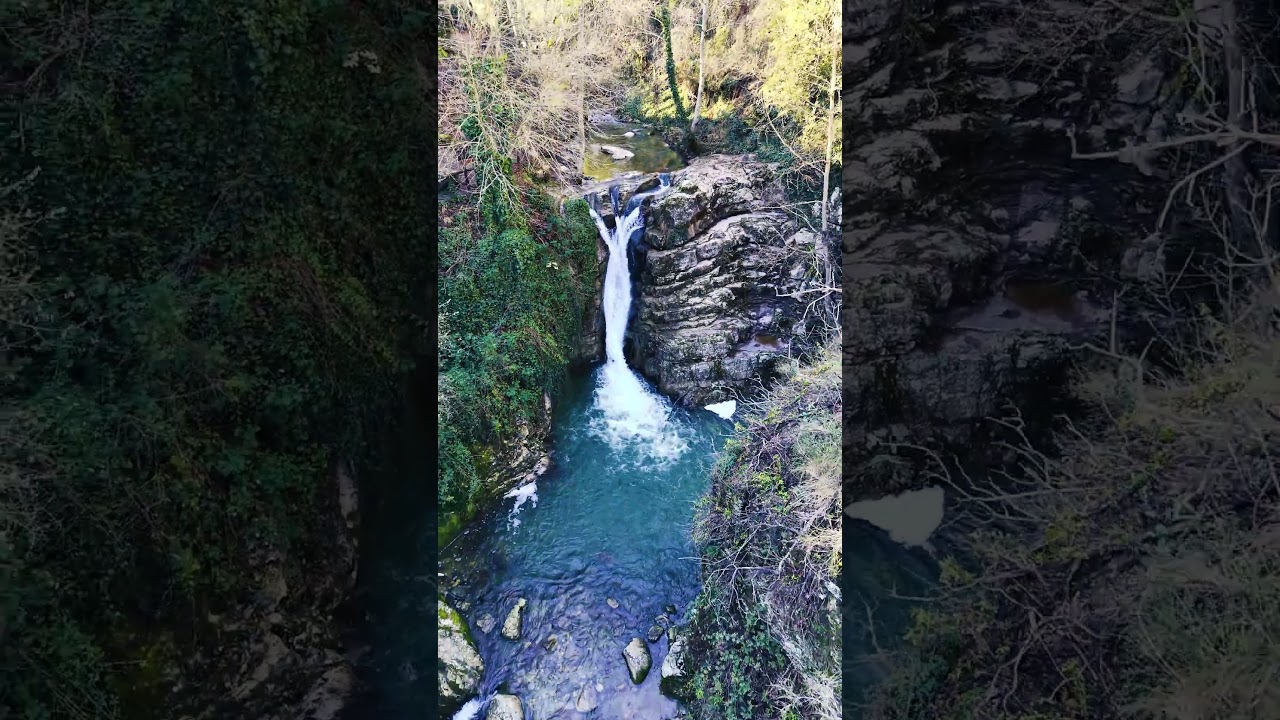 San Fele PZ Basilicata Cascate N9 #shorts #youtubeshorts #drone #borghiitaliani #nature #travel