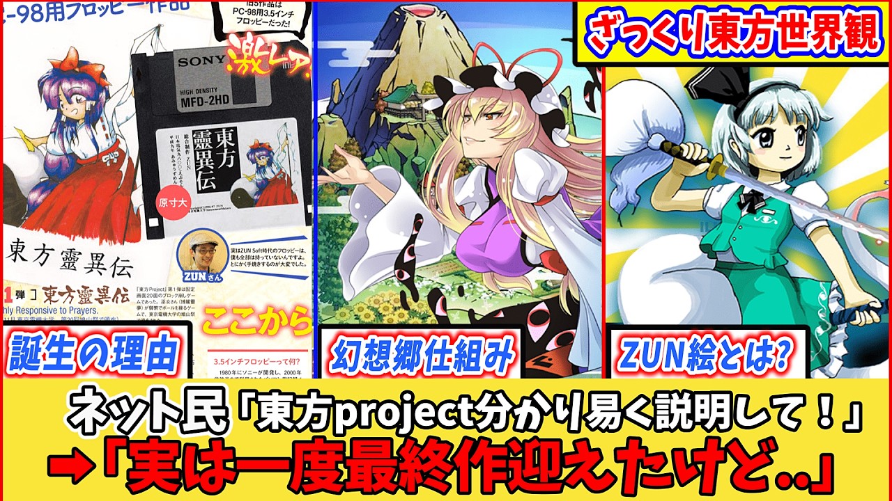 【ゆっくり解説】2026年最新！東方歴史・世界観・キャラなどざっくり基礎知識まとめ！