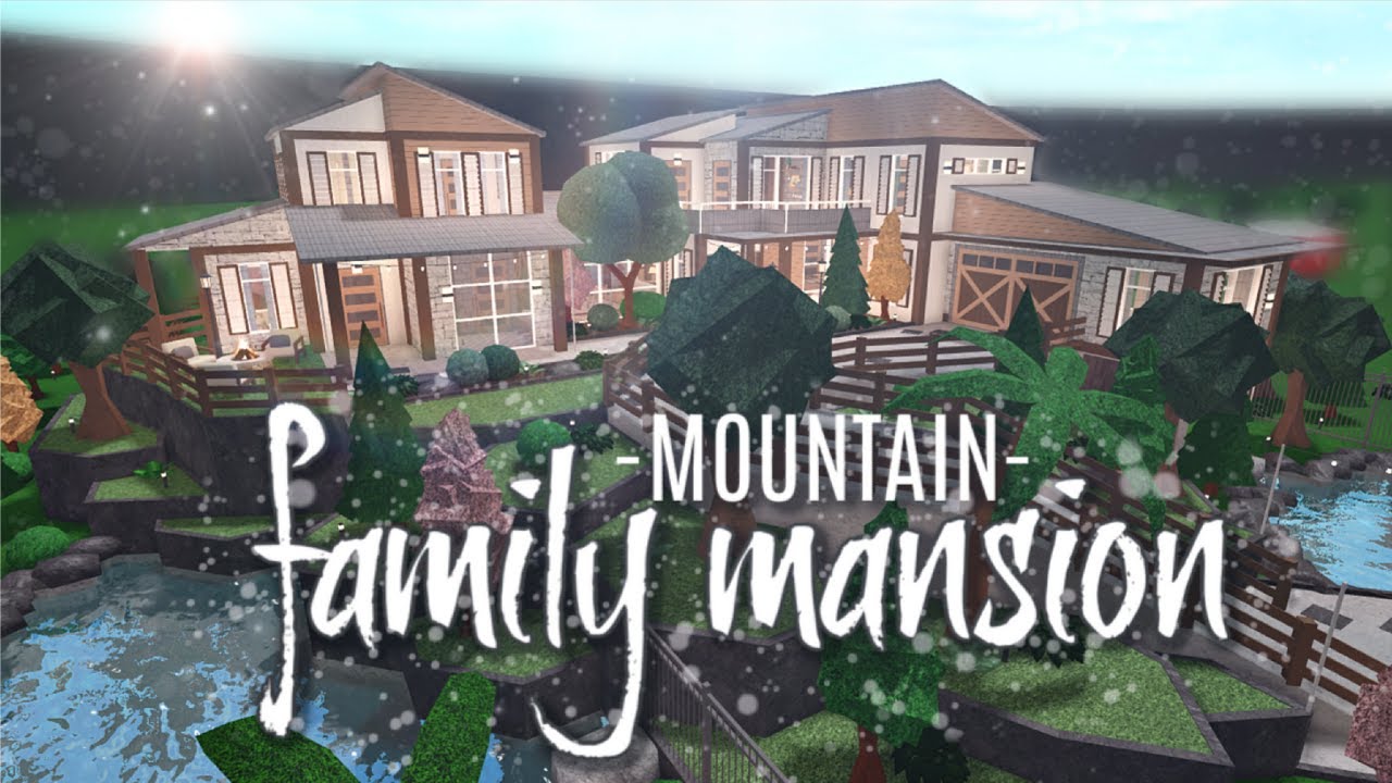 BLOXBURG | Mountain family mansion 307k