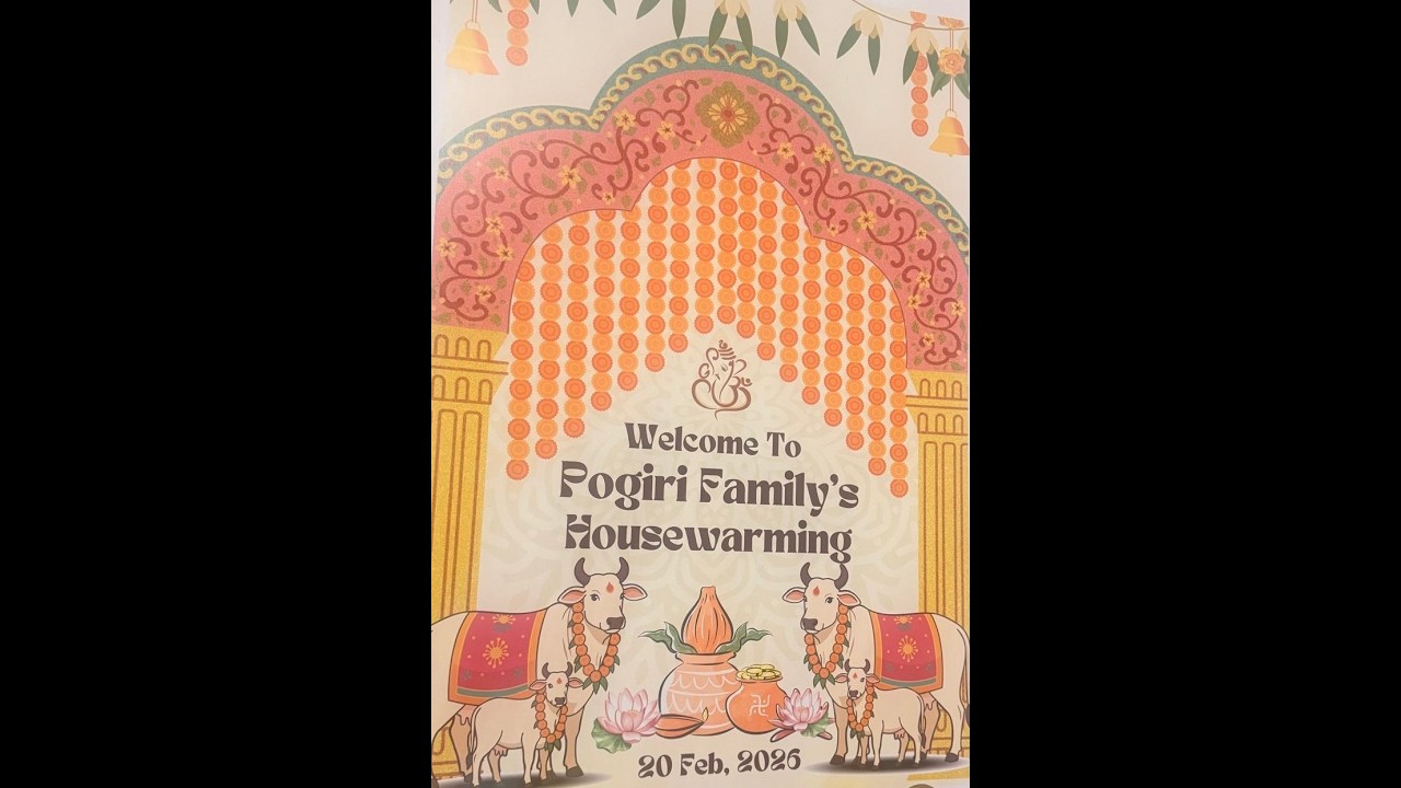 Pogiri Family's House Warming