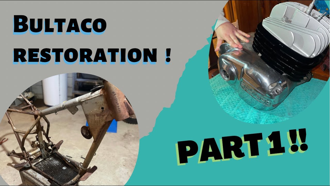 bultaco alpina tear down part 1