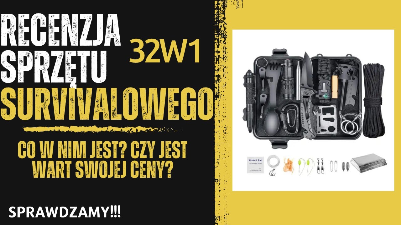 32w1 zestaw survivalowy co się w nim znajduje?? Czy jest wart swojej ceny??  sprawdzamy