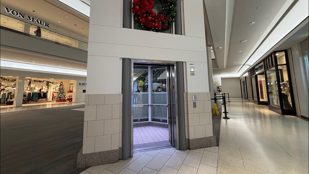 2026 Retake! Glass Schindler Hydraulic Elevator at South Hills Village Mall in Bethel Park, PA.