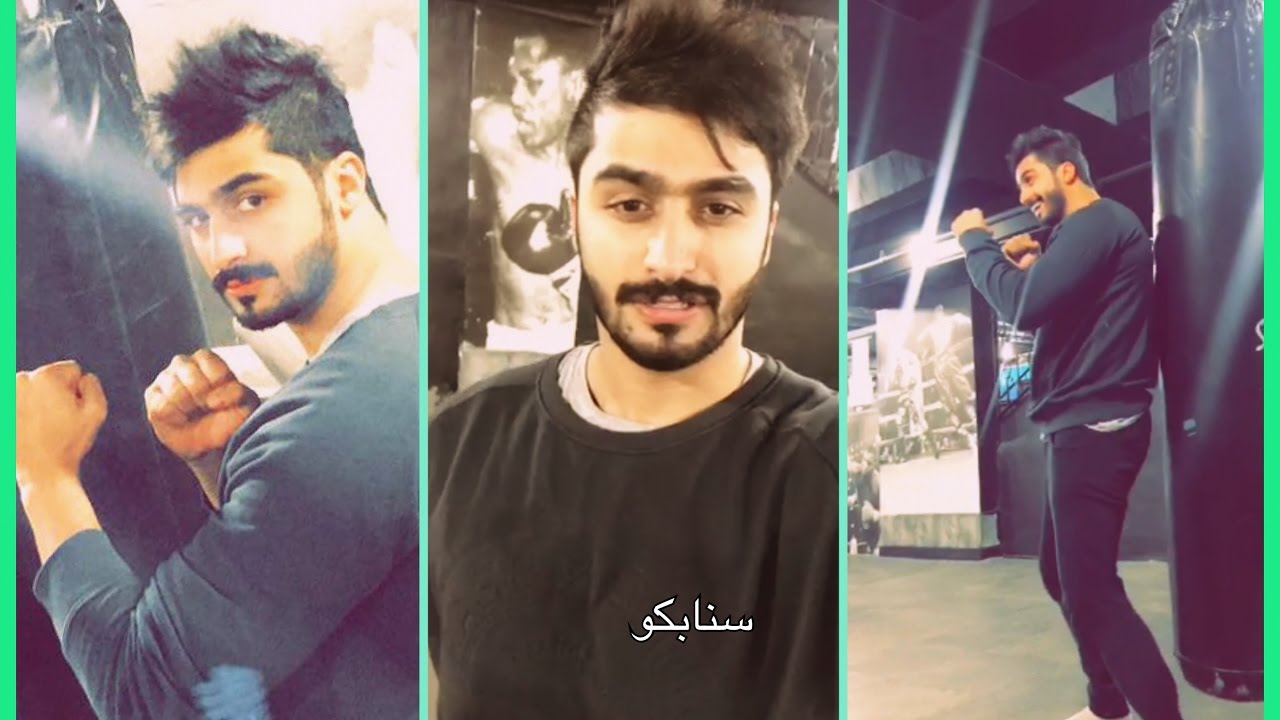 شاهد سنابات امين اللورد وهو يلعب رياضة الملاكمة في الجم