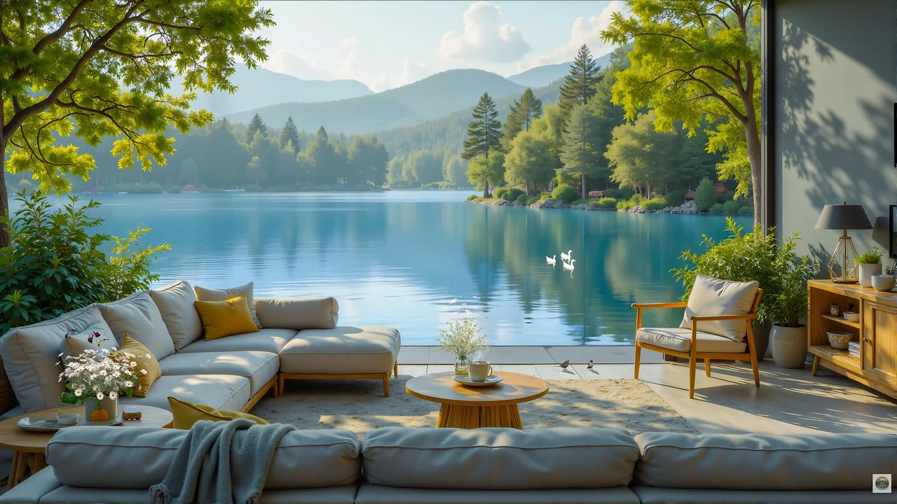 Smooth Piano Music For Relaxing Moments 🎹 Cozy Piano Ambience With Nature Therapy For Focus & Study