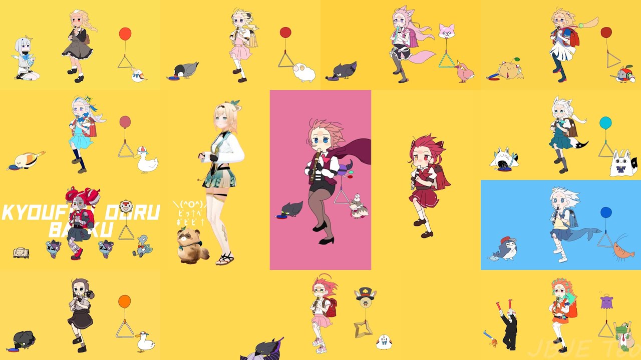 強風オールバック but even more Hololive members covered it