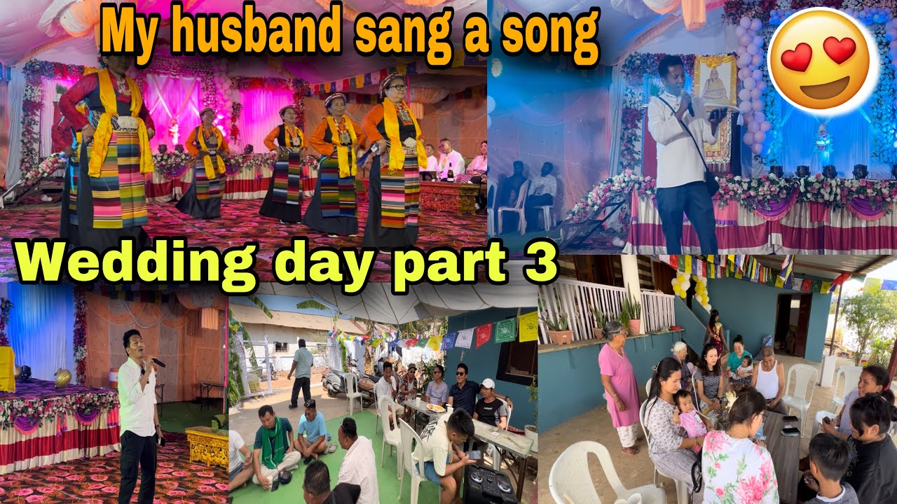 WEDDING DAY PART 3 💒🤵👰‍♀️/ MY HUSBAND SANG A BEAUTIFUL SONG 🎶