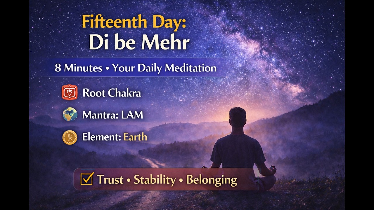 Day 15– Dei be Behr– 8-Minute Guided Meditations