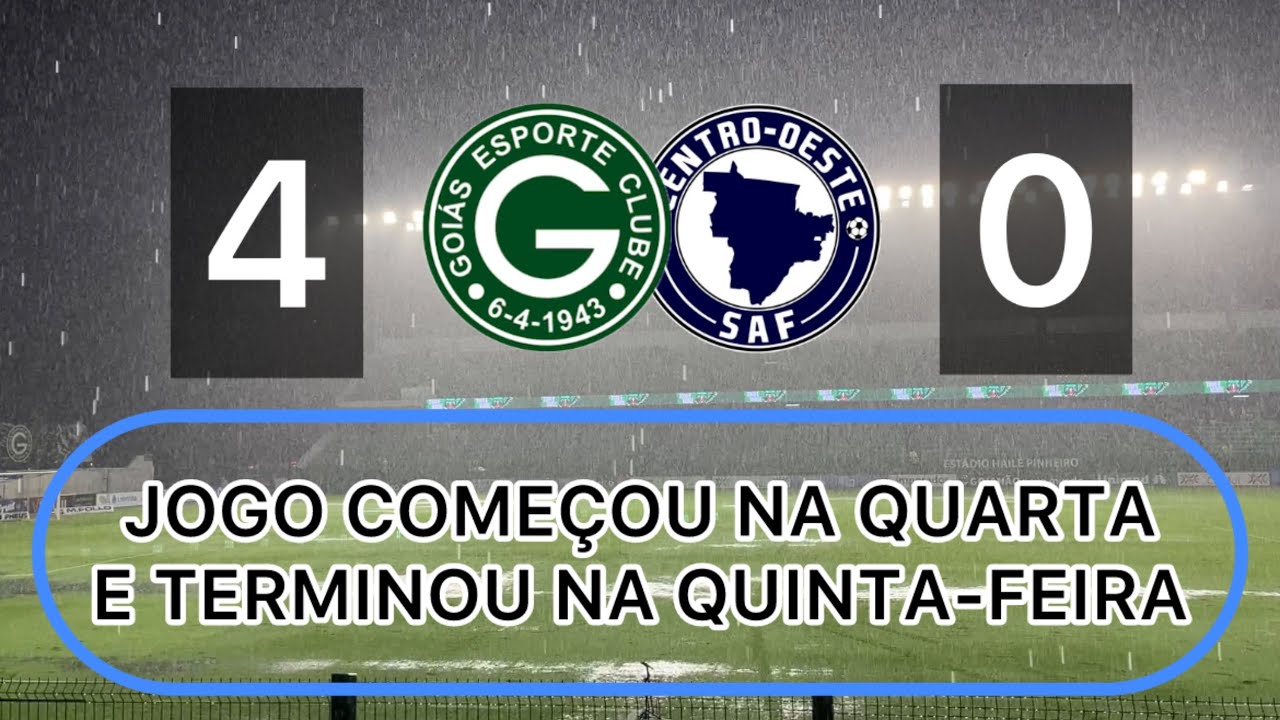 GOIANÃO 2026: GOIÁS 4x0 CENTRO-OESTE #goianão #futebol #vlog 