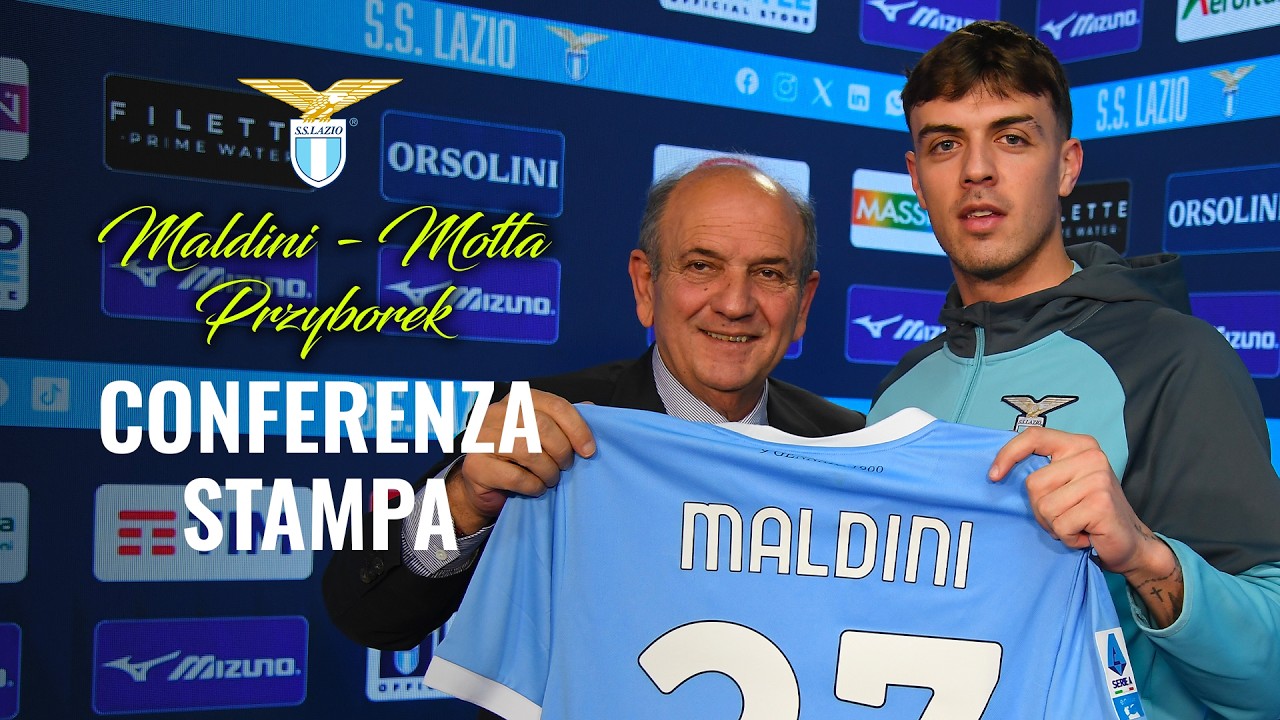 La conferenza stampa di presentazione di Motta, Przyborek e Maldini
