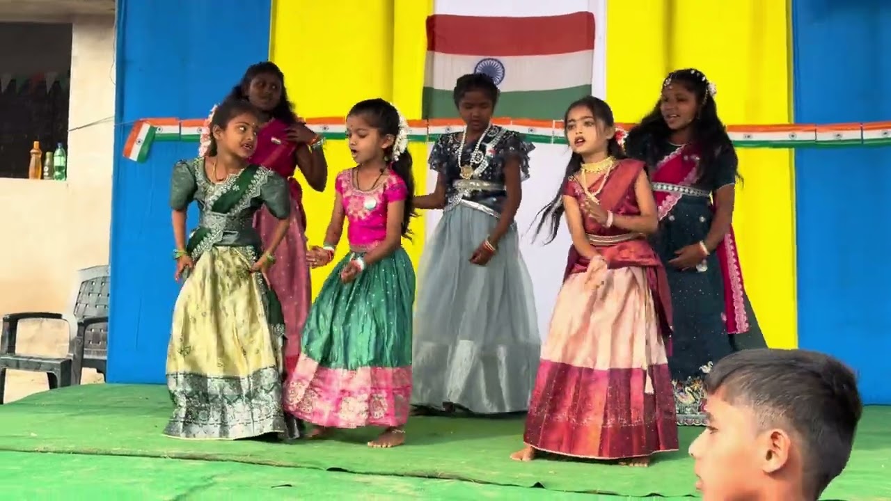 Peddireddy song dance performance by primary students ⚡️⚡️|| Republic day celebration 2026😍 