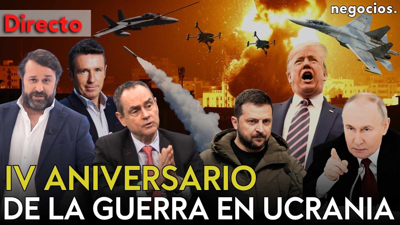 DIRECTO: IV ANIVERSARIO DE LA GUERRA EN UCRANIA: PUTIN USA LA BAZA NUCLEAR Y TRUMP MIRA A IRÁN