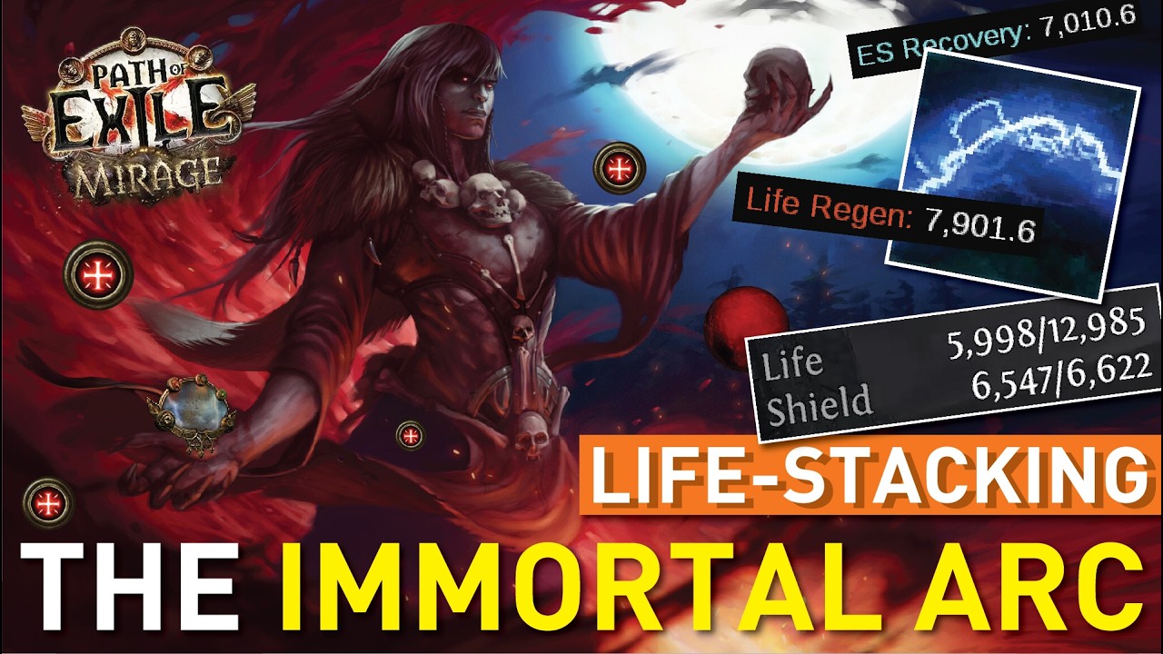 This build is TOO OP?! Immortal Life-Stacker ARC effortlessly deletes ALL END GAME !  Mirage 3.28