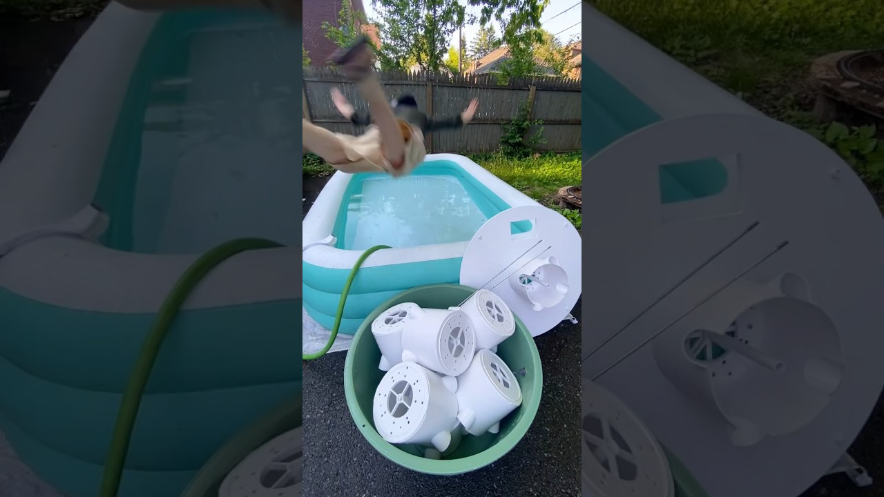 10/10 for my bellyflop? 🤣 This is how you clean a #towergarden #hydroponics #gardeningtips