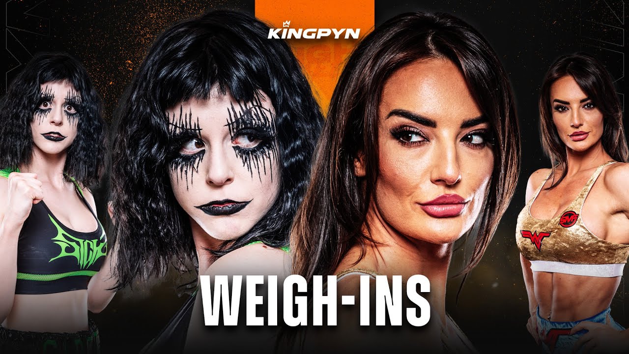 WHITNEY JOHNS vs. 6AR6IE6 - WEIGH INS | Kingpyn High Stakes Tournament